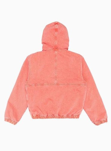 Stussy Double Dye Work Jacket Faded Red L K - Picture 3 of 13