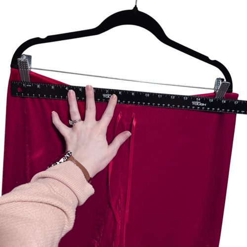 NWT- Pajama Gram- Women’s Red Velvet Camisole & Pants Sexy Pajama Set, Size Lg - Picture 9 of 11
