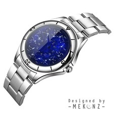 Orologio da polso Zodiac Constellations uomo donna orologio metallo regalo compleanno Natale