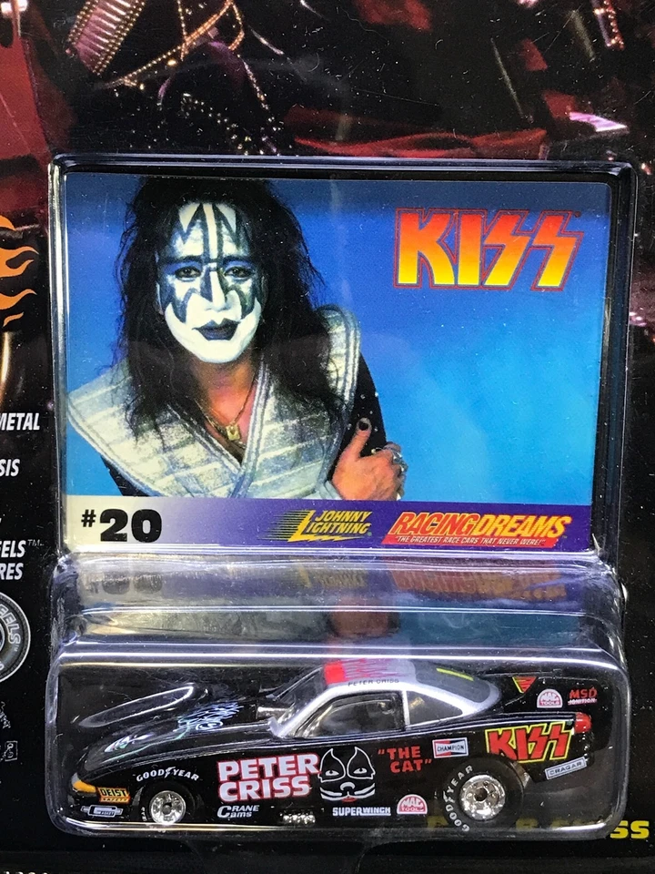 KISS Peter Criss Coleccionable Johnny Lightning Diecast Escala 1:64 Foto 2 de 4