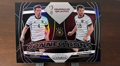 2022 Matthias Ginter Jonas Hofmann 1/1 BLACK One Of One Prizm WC Germany