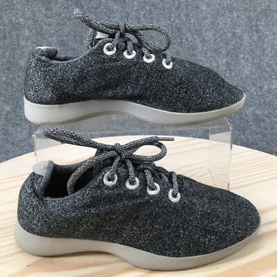 Allbirds Shoes Womens Running Walking Sneakers Gray Wool Lace Up Low Top 