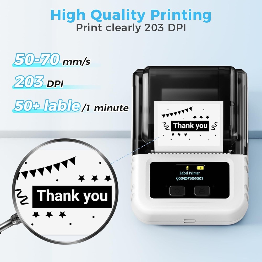 Bluetooth M120 Label Maker Portable 2 Inch Printer for Home and Office Use Bluetooth M120 Label Maker Portable 2 Inch Printer for Home and Office Use