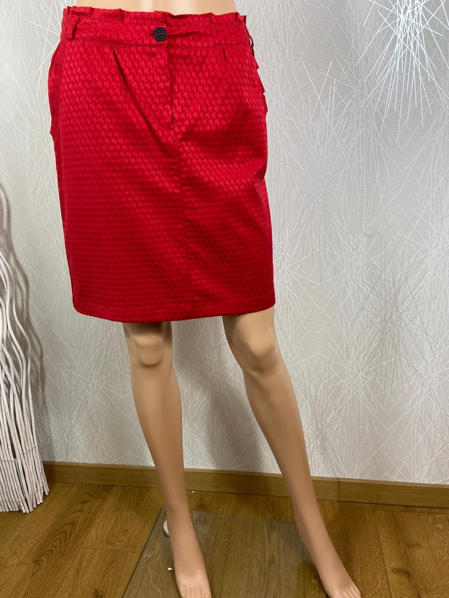 Jupe courte clearance rouge