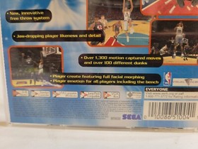 NBA 2K (Sega Dreamcast, 1999). Complete & Tested Basketball Video Game 