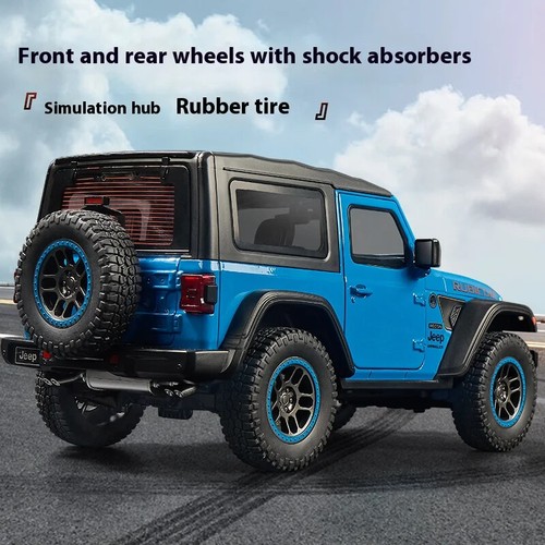 1:18 Jeep Wrangler Rubicon Alloy Metal Diecast Model Car Sound & Light Collect - Picture 7 of 18