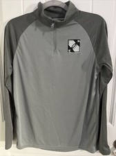 Under Armour 1/4 Zip Long Sleeve Grey Lightweight Pullover Boys youth large