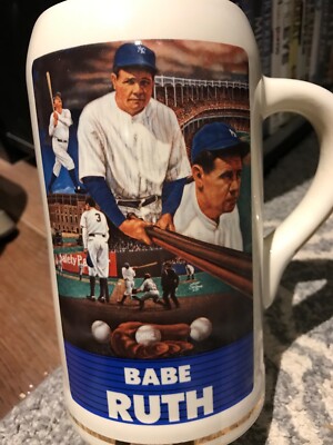 BABE RUTH The Sultan of Swat Beer Mug Vintage 1988 Limited Ed. of 714 ...