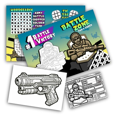 Battle Zone 36-teiliges Party-Gefallenspaket - lustige & aufregende Geschenke für Nerf-Partys