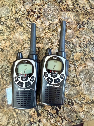 Midland GXT1000VP4 up to 36 Mile Two-way Radio & MIDLAND AVPH3 SECURITY HEADSET - Zdjęcie 2 z 6