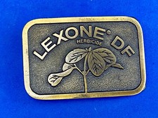 DuPont Lexone DF Herbicide Farming Advertising belt buckle by CD Hit