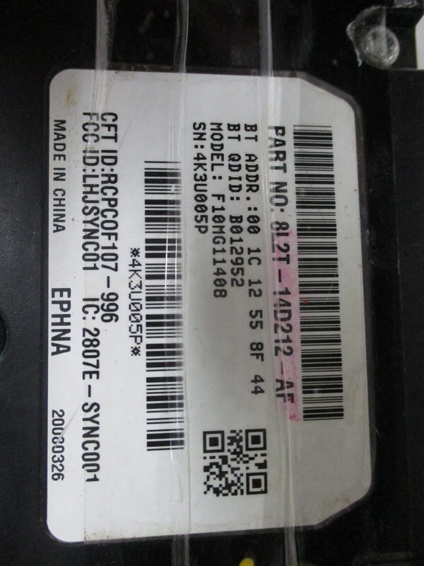 LW16-11 OEM 2008 2009 FOCUS EXPLORER TAURUS MOUNTAINEER УПРАВЛЕНИЕ СВЯЗЬЮ - Изображение 2 из 2