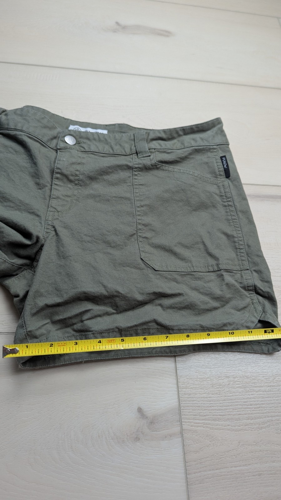 Flylow "Patsy" Gray Stretchy Cotton Canvas Chino … - image 11