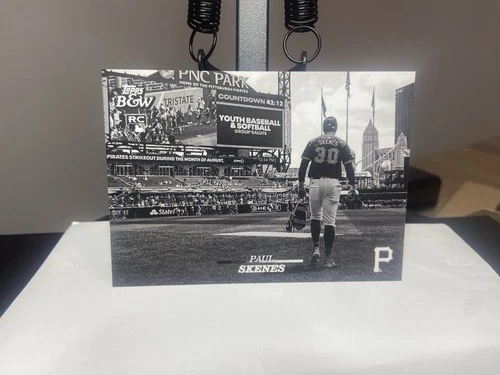 2024 Paul Skenes💎Topps Black & White #66 Pirates ROY Cy Young  USA PSA 10🔥🐐🔥