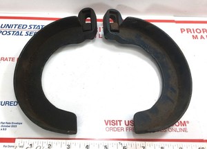 Vintage Bench Pedestal Grinding Wheel Cast Iron Safety Guards G102 L & G102 R