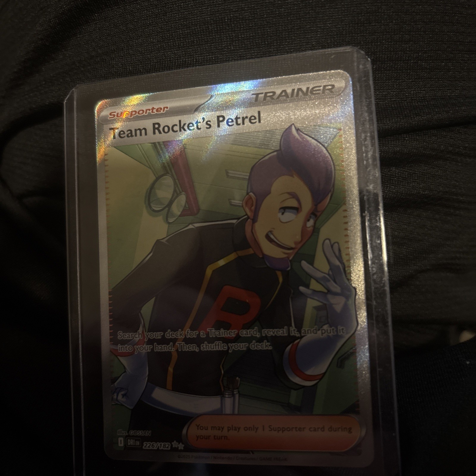 Team Rocket's Petrel - 226/182 - Ultra Rare NM, English Pokemon Destined Rivals