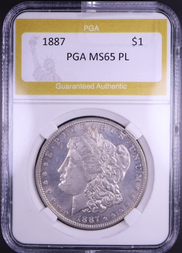 1887 Morgan Silver Dollar $1 Prooflike PL Possible DMPL No Reserve Brilliant Gem