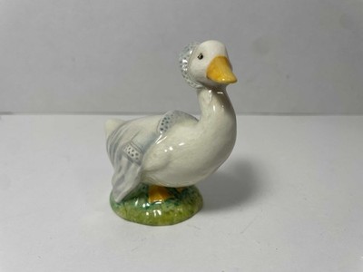 Vintage Royal Albert England Beatrix Potter Rebeccah Puddle Duck Figurine