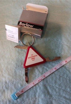 Triangle Multi-Purpose Knife Keychain Barlow Norwood Original Box Employee