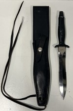 Valor Miami USA 440 Japan Gerber Mark II Style Fixed Dagger Knife Serrated Blade