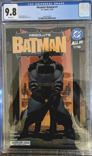 Absolute Batman #1 Cgc 9.8