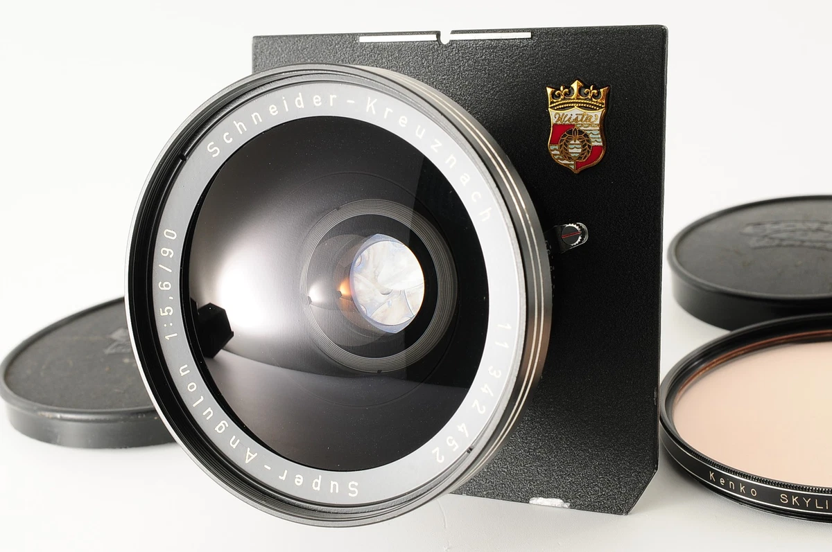Schneider Super-Angulon Camera Lenses f/5.6 Maximum Aperture for