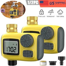 Sprinkler Timer for Outdoor, with Rain Delay ...
