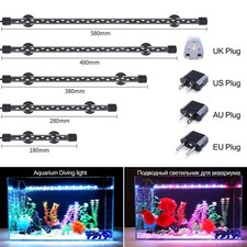 90 260V Aquarium Light LED Waterproof Fish Tank Clip Light Underwater Decor