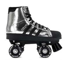 Adidas Originals SZ 8.5 Superstar 82 Silver Metallic/Black RollerSkates JH5522