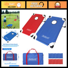 Portable Cornhole Game Set - 2 Boards, 8 Bean Bags, Carrying Case - Outdoor Fun