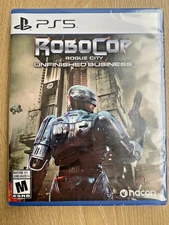 Robo Cop RoboCop Rogue City Unfinished Business PS5 US Ver New Sealed Fast Ship