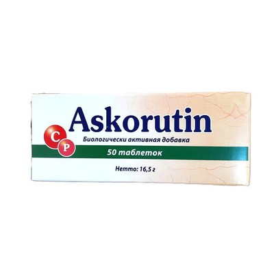 Askorutin Vitamin C und Rutin 50 Tabletten