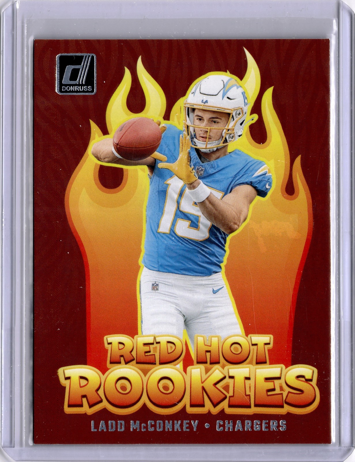 2024 Donruss #RHR-LMY Ladd McConkey Red Hot Rookies
