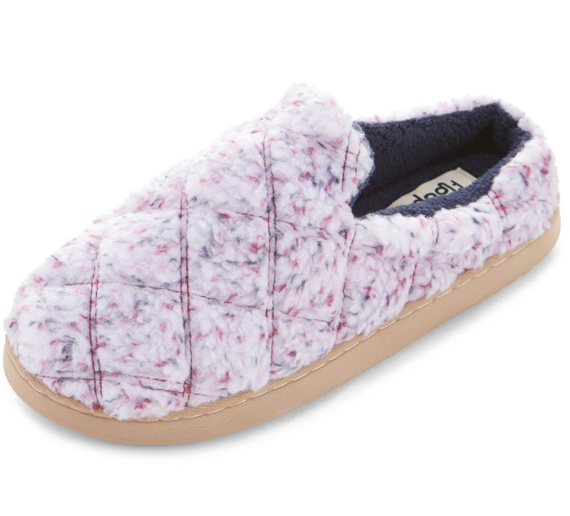 ЖЕНСКИЕ ШЛЕПАНЦЫ FLOOPI FLUFFY SHERPA CLOG РАЗМЕР 5-6 - РАЗМЕР: ЖЕНСКИЙ S - ЛАВАНДОВЫЙ