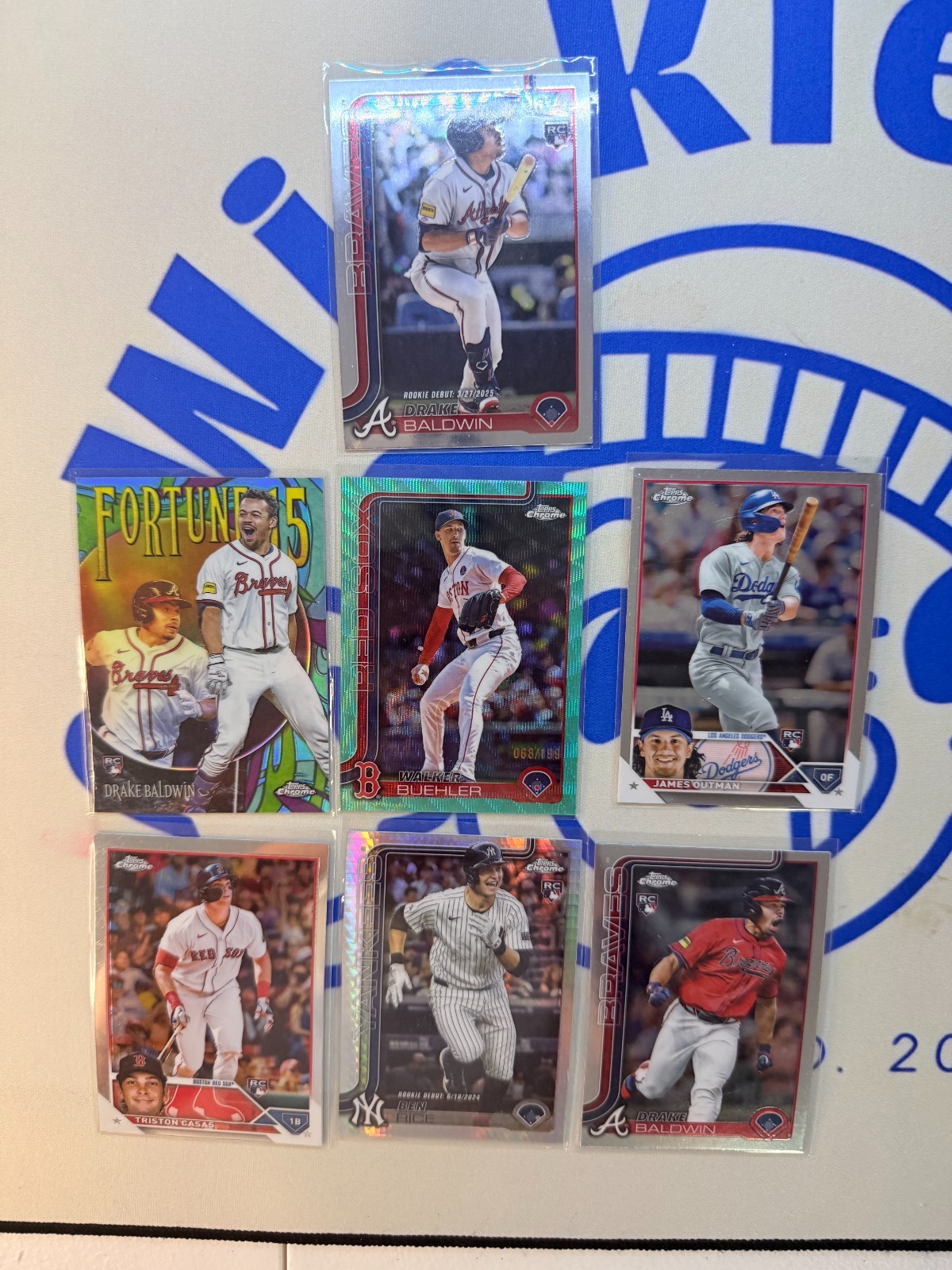 TOPPS/BOWMAN CHROME - 55+ Card Lot - AUTO - NUMBERED - PARALLEL - RC - FAST SHIP view 8