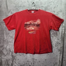 2005 Vintage St. Louis Cardinals Busch Stadium Graphic T-Shirt 2XL VF Imagewear
