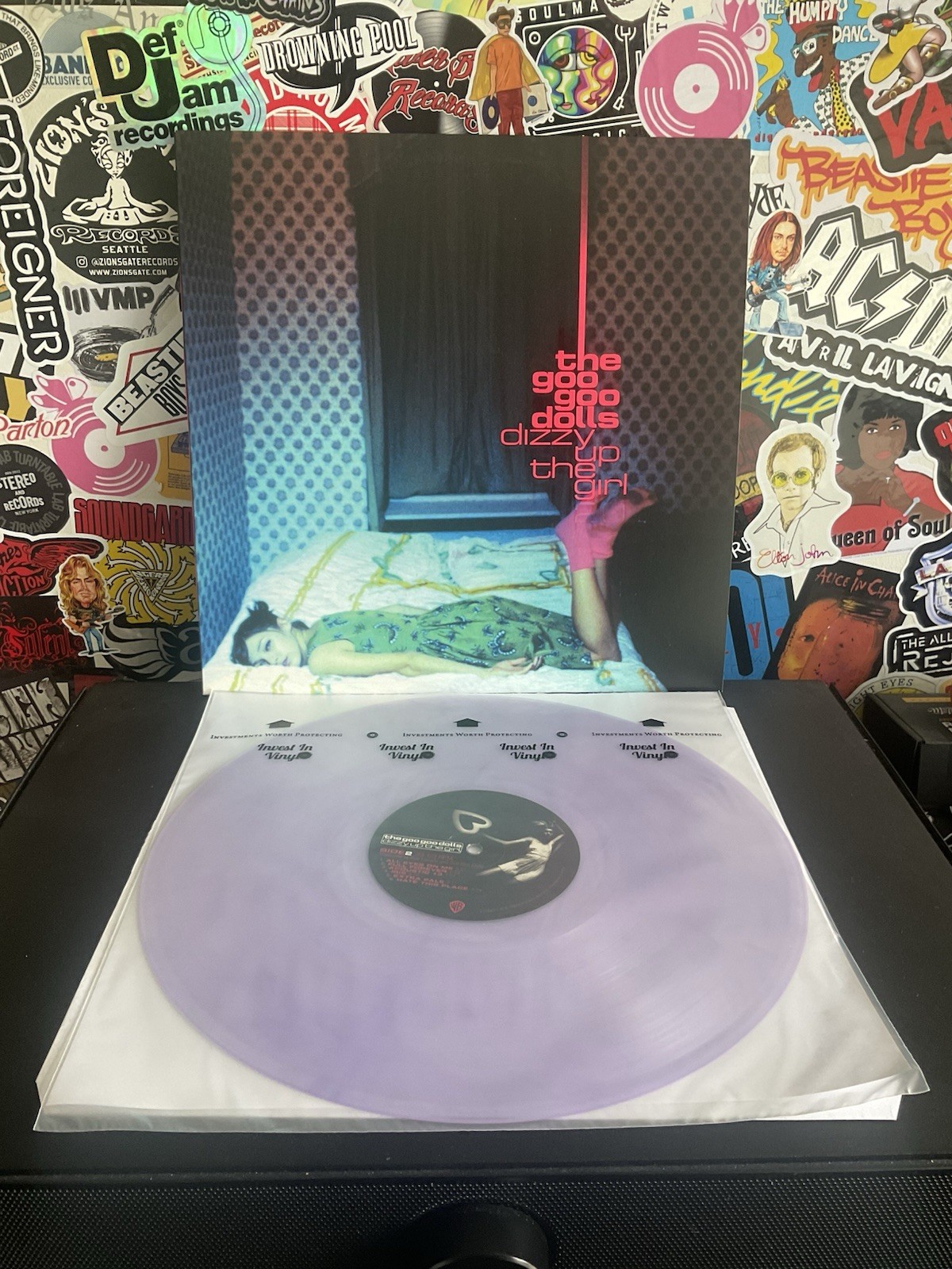 GOO GOO DOLLS Topography 5LP VG+ COLORED VINYL W/HYPE STICKER/1000 