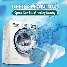 Wash Warrior Advanced Washing Machine Cleaner 12 Tablets - Smell Odour Mould
