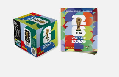 Panini FIFA World Cup 2026 Sticker Album & 50-pack box Combo!