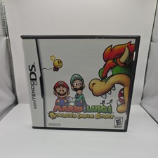 Mario & Luigi Bowser's Inside Story Nintendo DS Video Game 2009 w/ Case & Manual