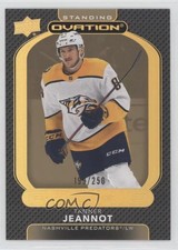 2021 Upper Deck Ovation Rookies Gold Spectrum Standing /250 Tanner Jeannot r6v