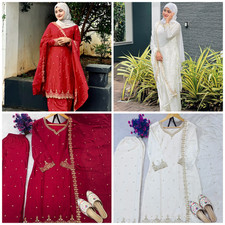 Salwar Kameez Pakistani Indian Wedding Party Wear Dress Bollywood Suit Plazzo