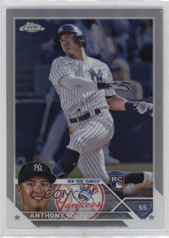 2023 Topps Chrome Refractor Anthony Volpe #4 0cg5
