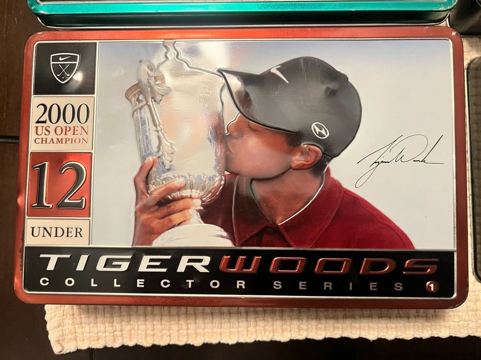 Набор из 4 мячей для гольфа Nike серии Grand Slam Collector Tin Tiger Woods 2000/2001 - Изображение 4 из 4