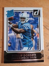 Panini 2015 Donruss Rated Rookie Phillip Dorsett Colts Football Card #211. rookie card picture