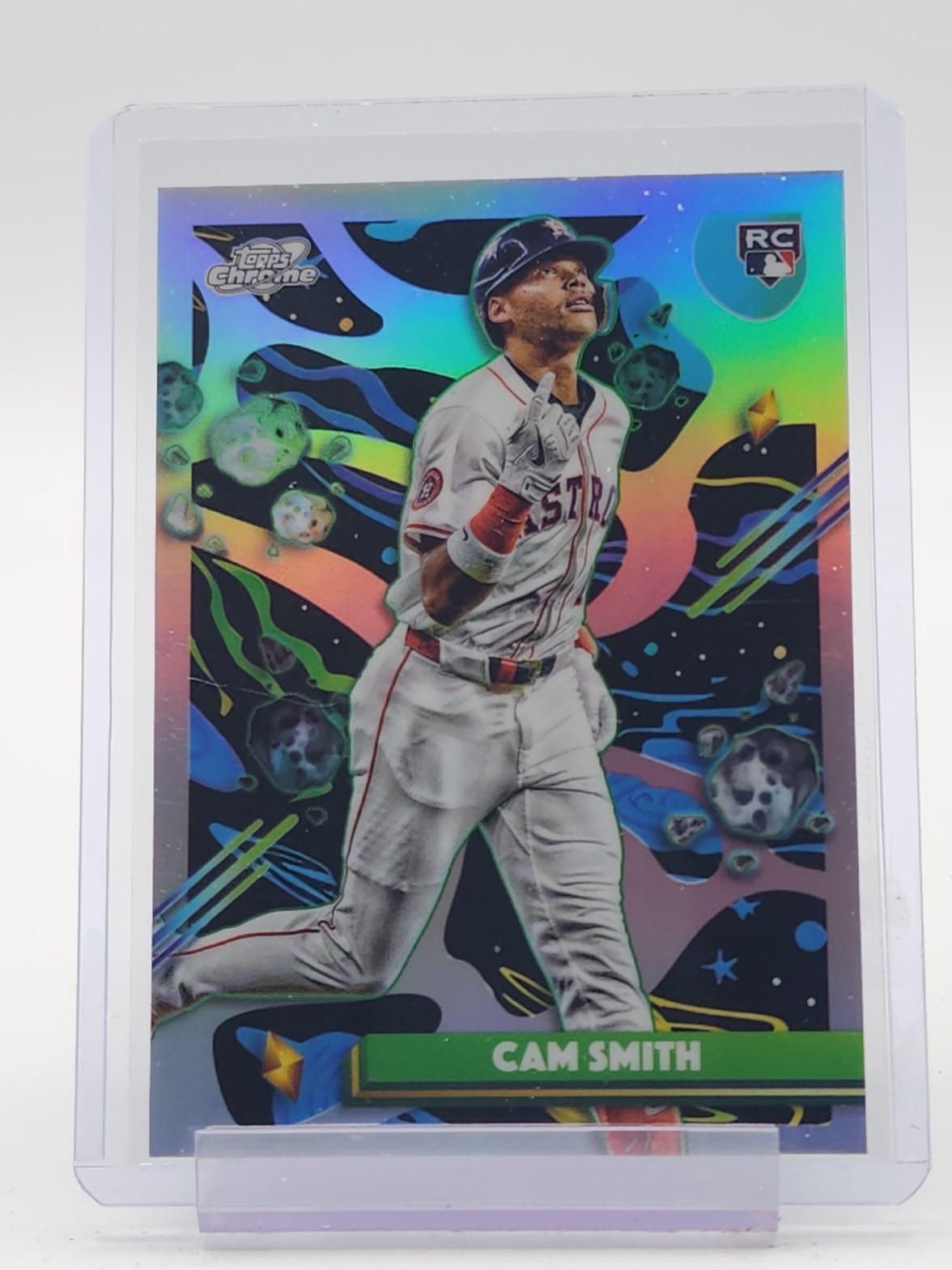 CAM SMITH 2025 TOPPS COSMIC CHROME REFRACTOR ROOKIE #166 HOUSTON ASTROS Q2045