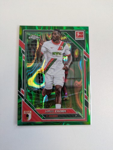 Samuel Essende Lava Refractor /99 | Augsburg | 2026 Topps Chrome Bundesliga