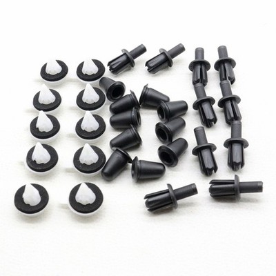 10Set Fits Range Rover Wind Shield A Pillar Push Molding Clips Grommet Fastener