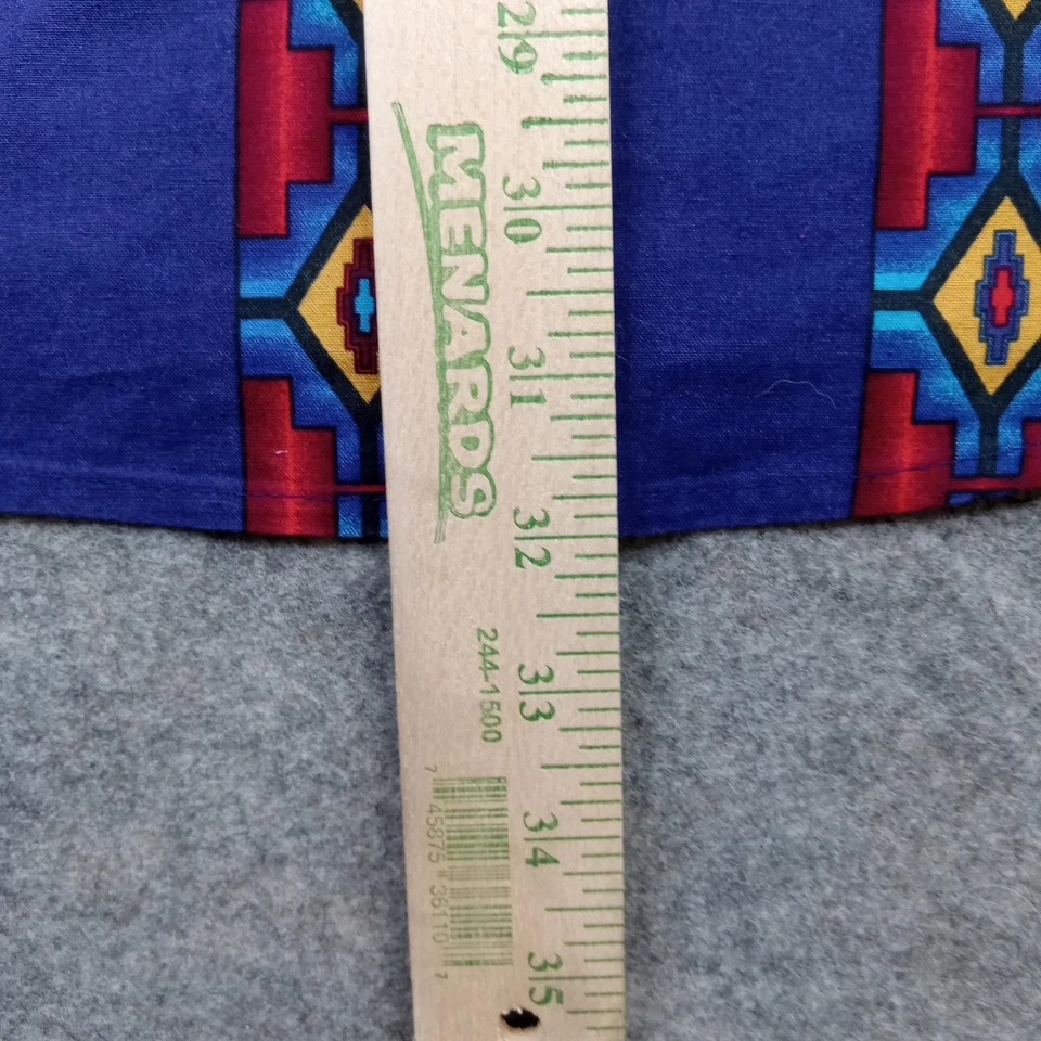 Wrangler Shirt Mens 2XL Cowboy Western Pearl Snap Aztec Southwestern Brushpopper - Image 4 of 4