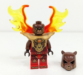 LEGO&reg; Bladvic Minifigure Fire Flame Wings Legends of Chima 70225 loc149